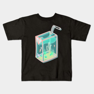 Juice Box Aquarium Kids T-Shirt